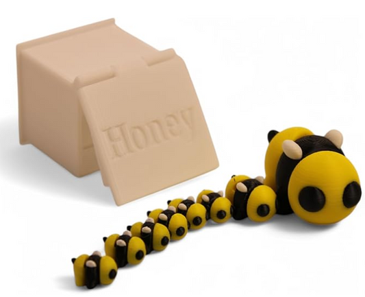 Honeybee Stress Relief Figures | Buzzing Bee Fidget Pack | Honey Gold Bee Figures | Golden Swarm Bee Set | Bee Flex Fidget Set | Golden Buzz Bee Pack | Articulated Honeybee Set | Golden Hive Stress Relief Figures